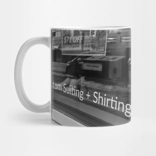 Window reflection. Mug